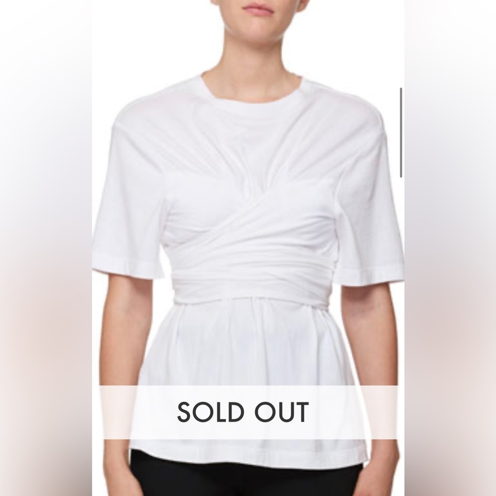 Proenza Schouler Wrap Bustier T-Shirt